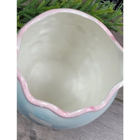 GKA Collectors Easter Bunny Egg Hunt Water Juice Serving Pitcher - Picture 6 of 16